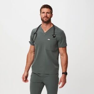 FIGS Bonsai Leon Three-Pocket Scrub Top Size XS